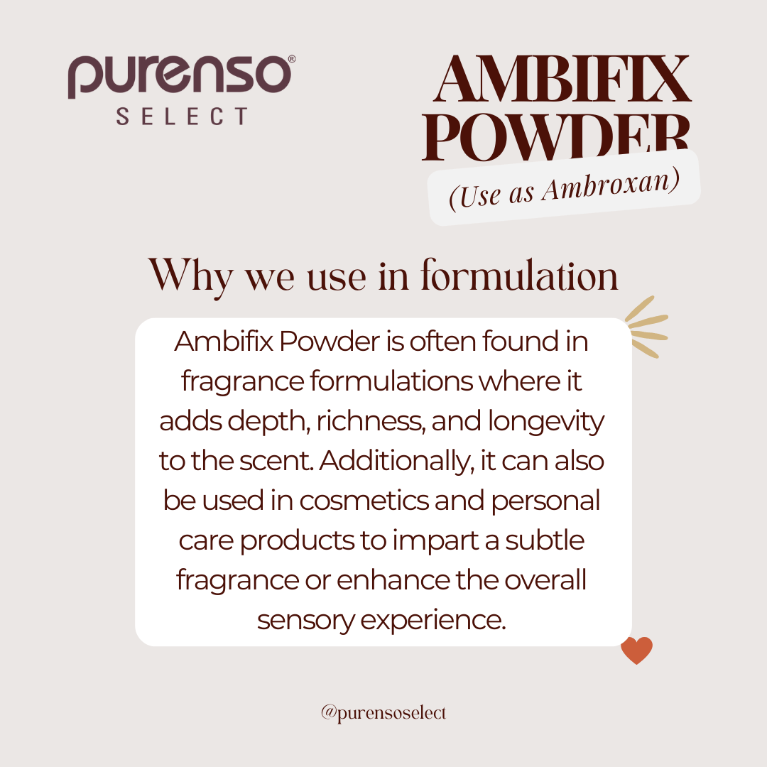 Ambifix Powder (Use as Ambroxan)