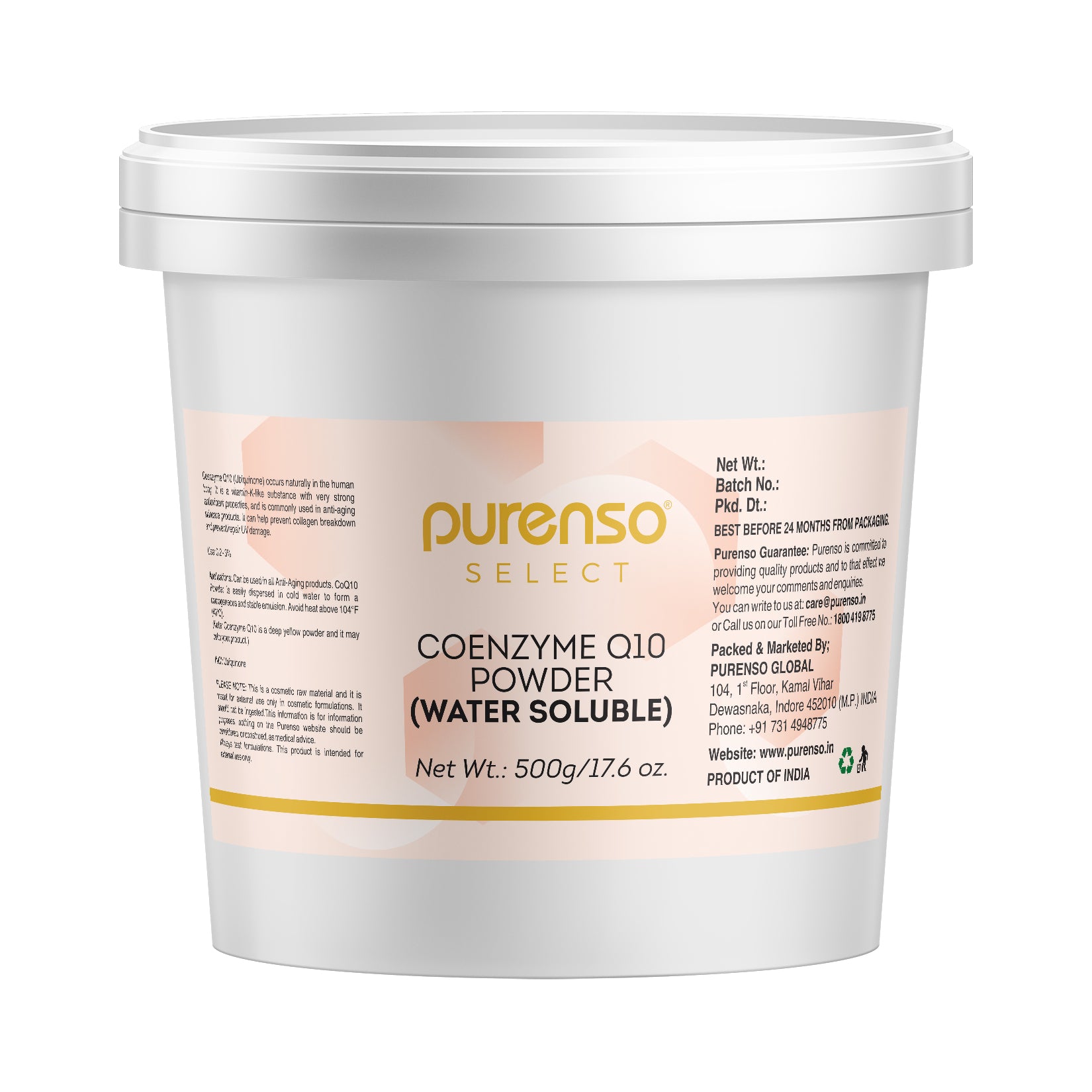 99% Coenzyme Q10 Powder (Water Soluble)