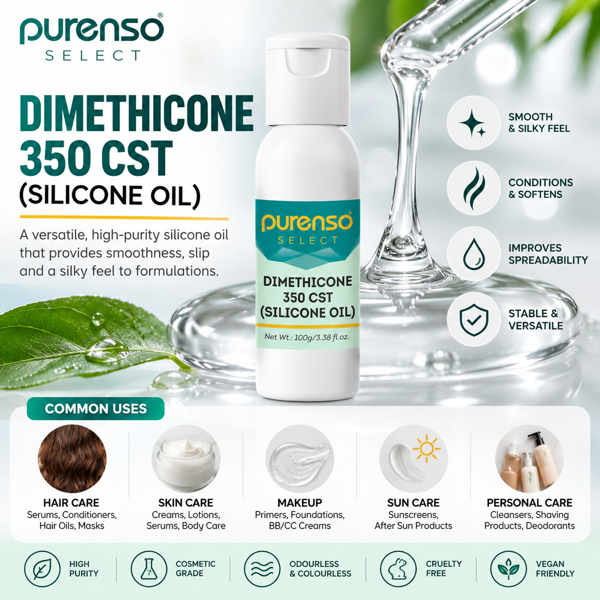 Dimethicone 350 CST (Silicone Oil)