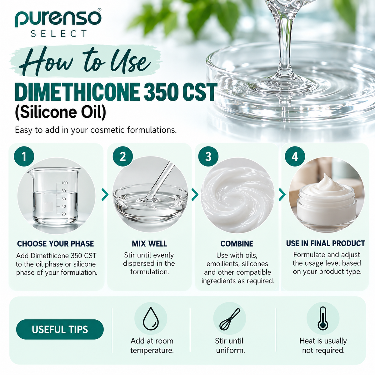 Dimethicone 350 CST (Silicone Oil)