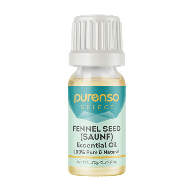 Buy Online Fennel Seed (Saunf) Essential Oil in India - Purenso Select
