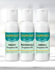 Fragrance Oil Combo - Peony + Patchouli + Neroli (30g x 3 Bottles)
