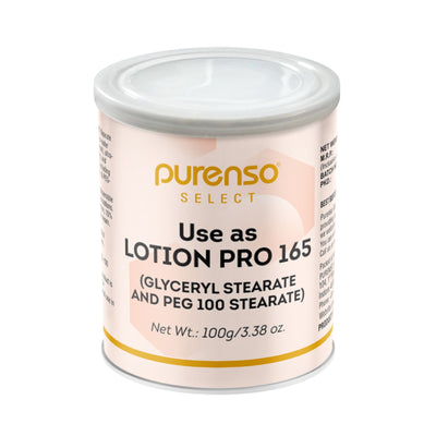 Buy Online Glyceryl Stearate and PEG 100 Stearate (Use as Lotion Pro 165) in India - Purenso Select