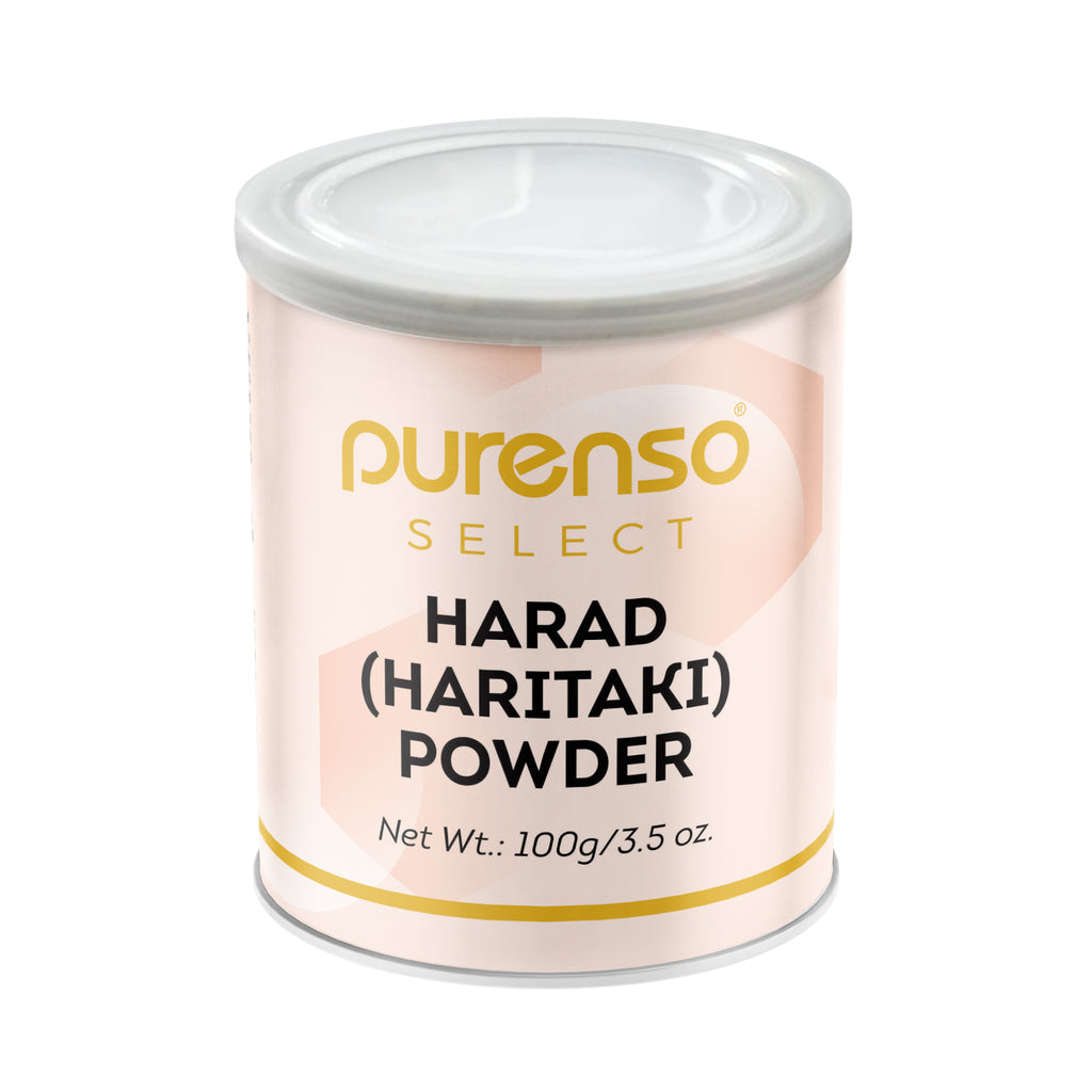 Harda Powder Buy online Harad or Harda (Haritaki) Powder - Purenso Select