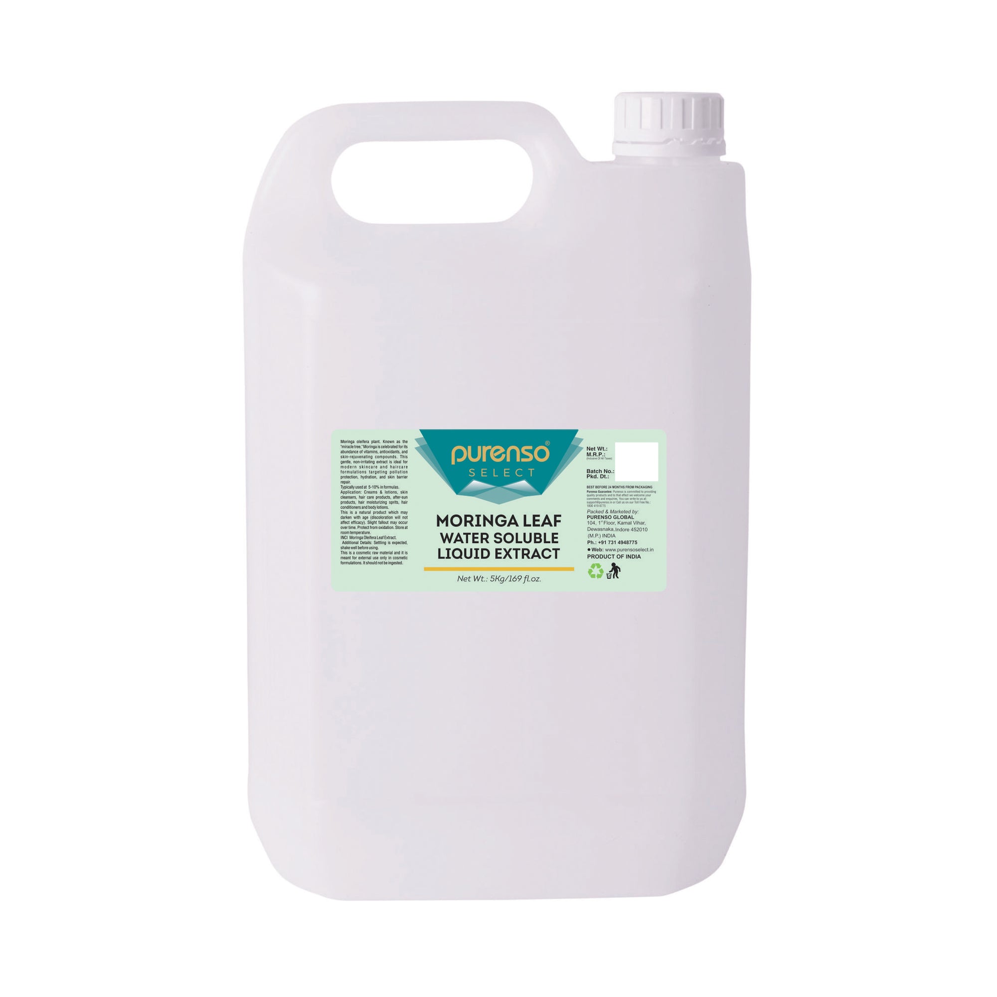 Moringa Leaf Liquid Extract - Water Soluble
