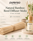 Natural Bamboo Reed Diffuser Sticks – 17 cm (6.5 inch)