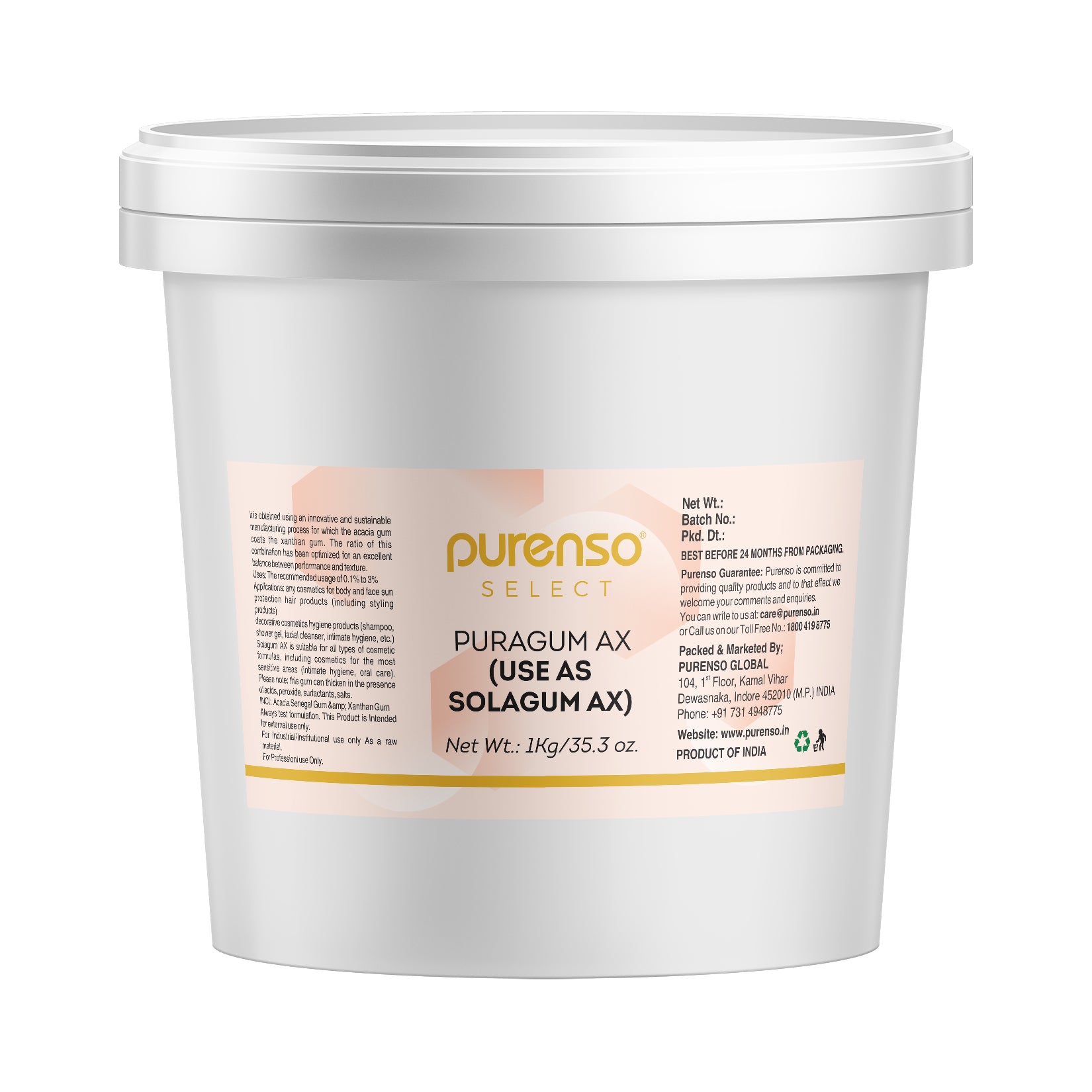 Puragum AX (Use as Solagum AX)