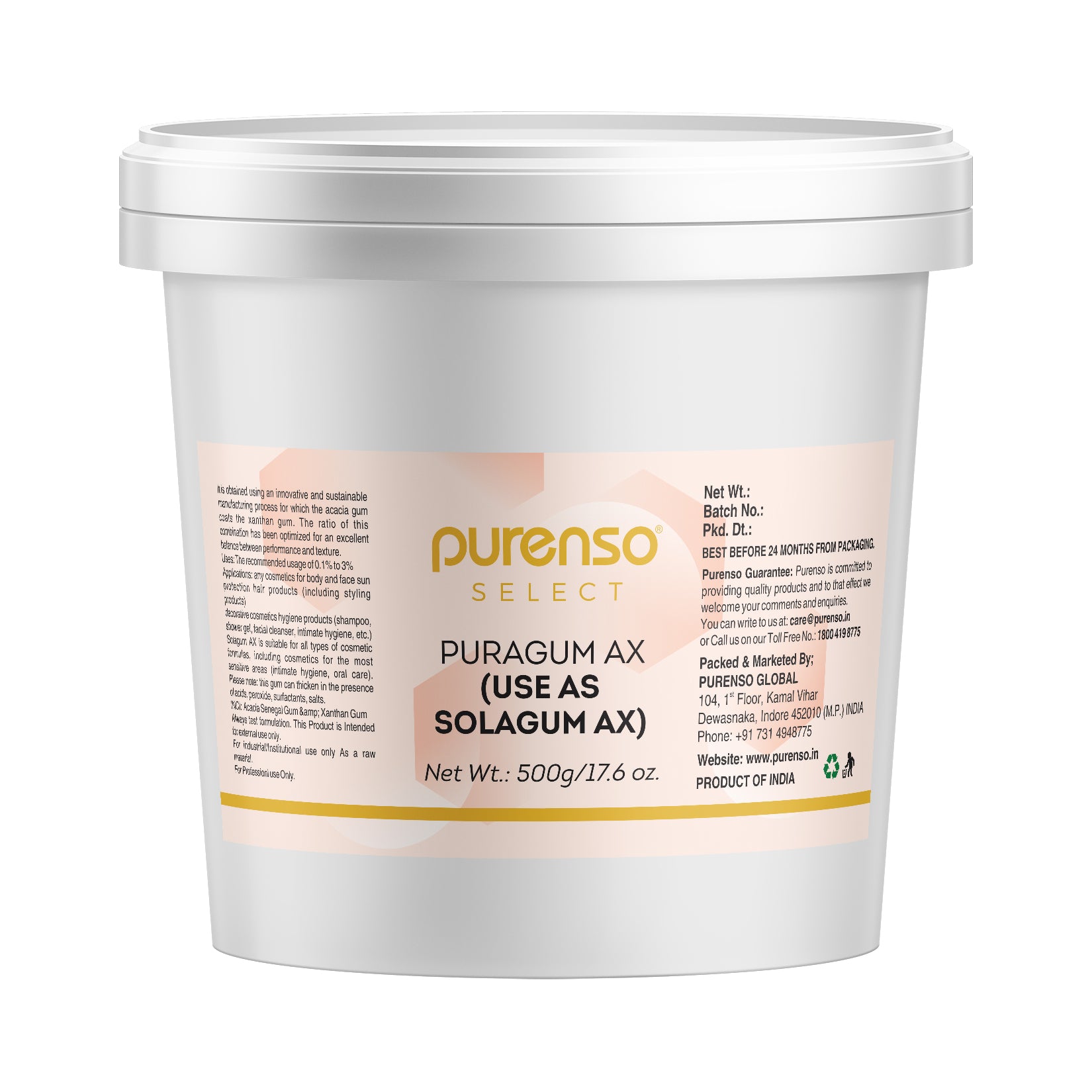 Puragum AX (Use as Solagum AX)
