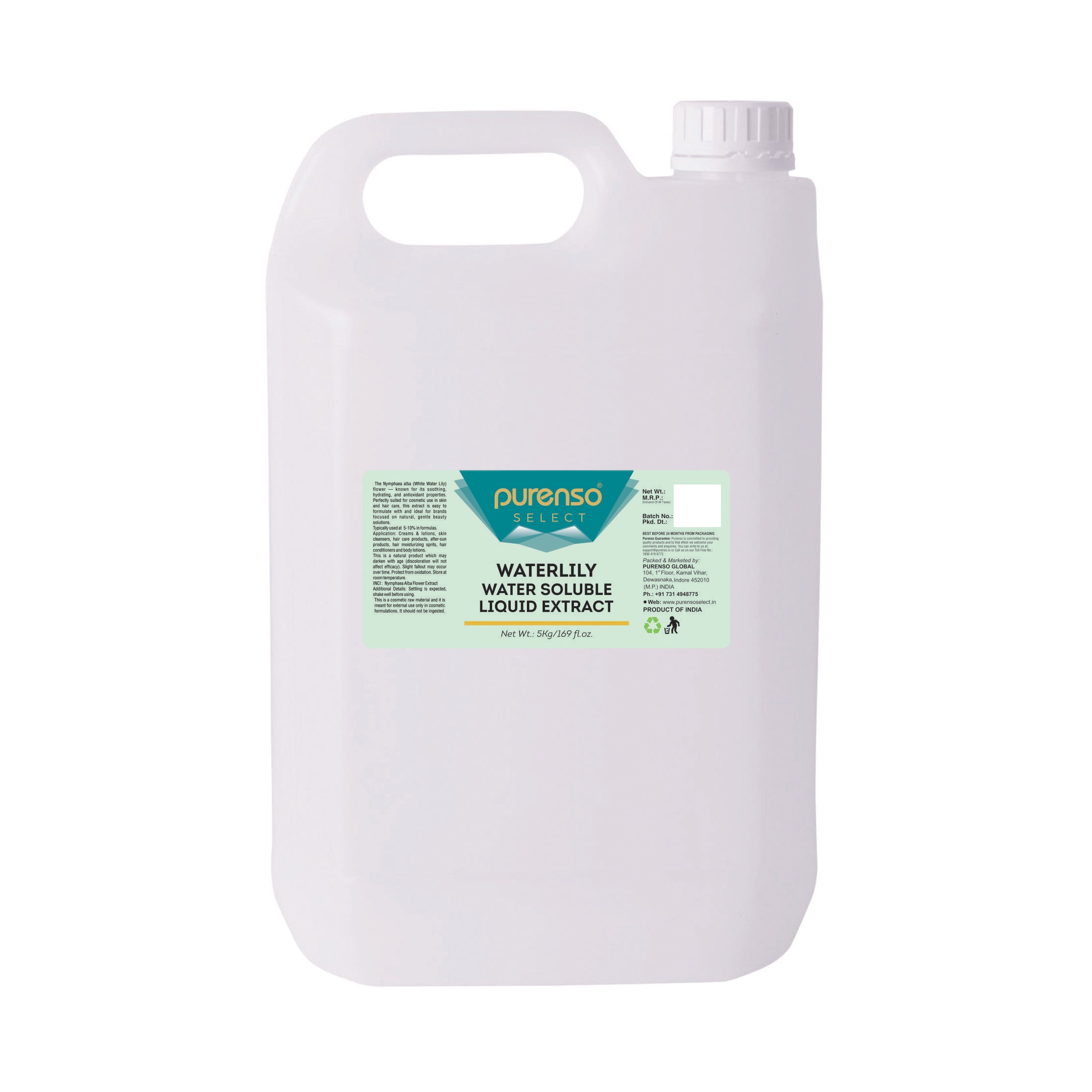 white pond lily extract Waterlily Liquid Extract – Water Soluble for Skin & Hair