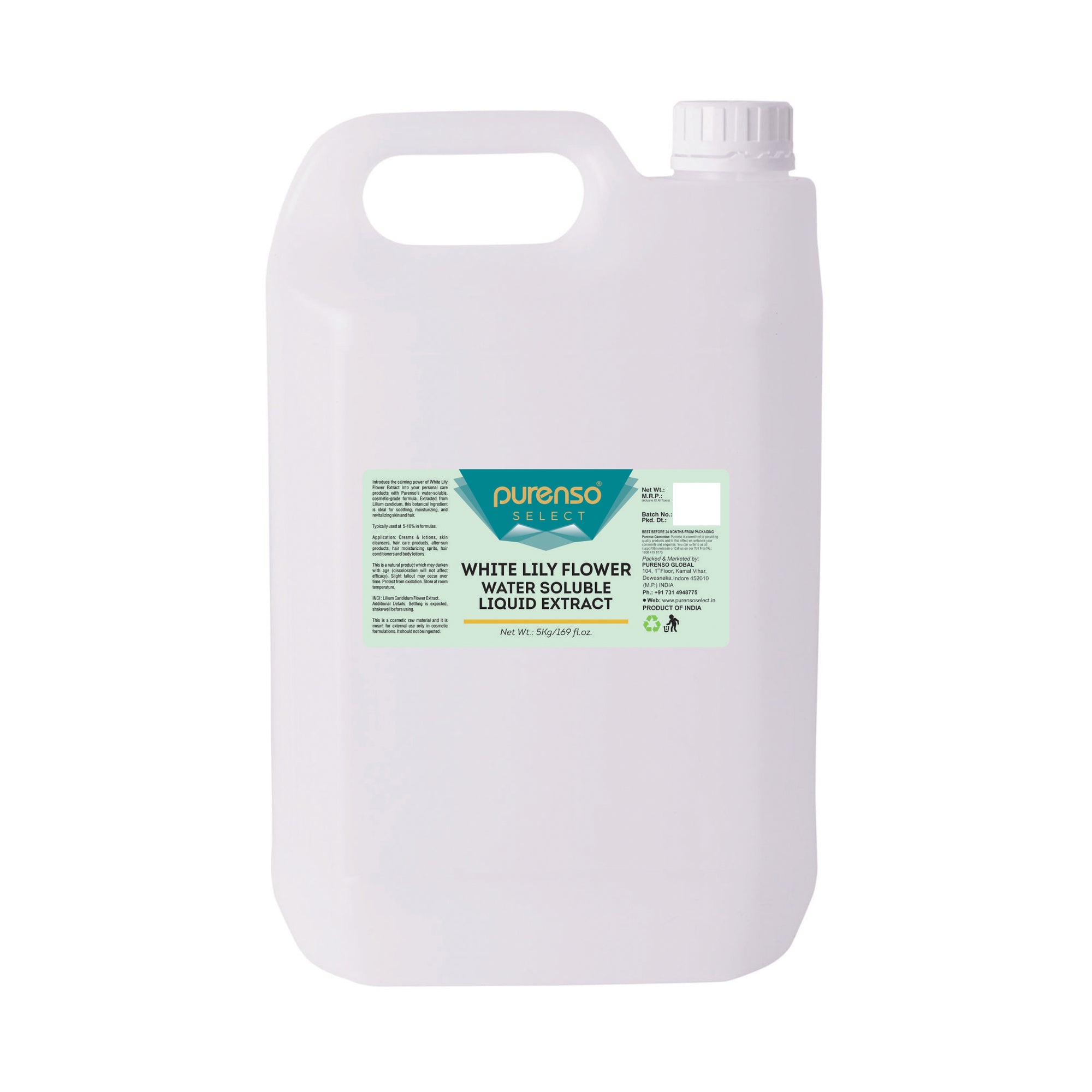 White Lily Flower Liquid Extract - Water Soluble