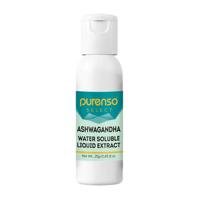 Buy Online Ashwagandha Liquid Extract - Water Soluble in India - Purenso Select