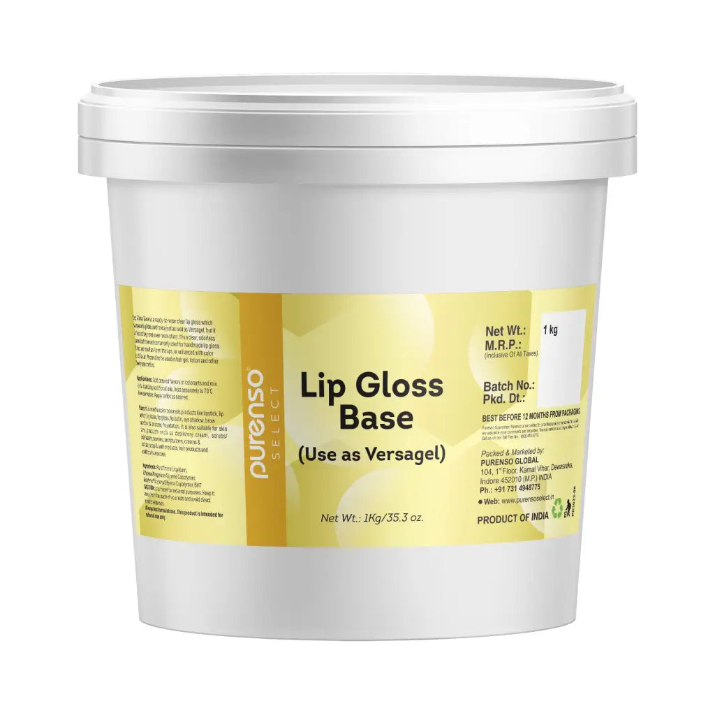 Lip Gloss Base (Use as Versagel) - 1Kg - Additives