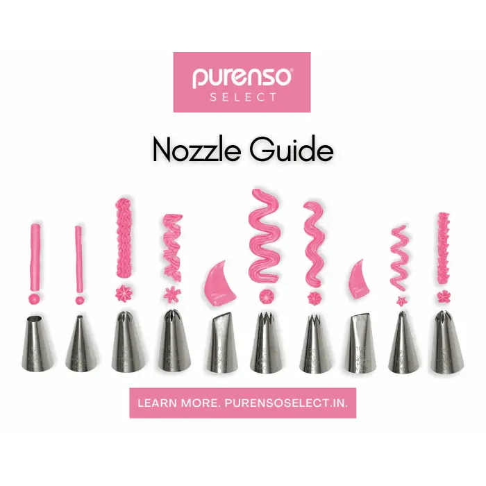10-Pieces Stainless Steel Piping Nozzles PUR1015-44 - PurensoSelect