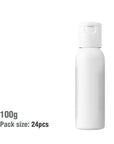 100ml White Bullet Plastic Bottle with Fliptop Cap - PurensoSelect