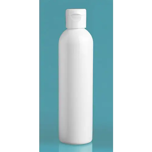 100ml White Bullet Plastic Bottle with Fliptop Cap - PurensoSelect