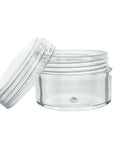 15ml Clear Acrylic Jar & Clear Frosted Cap with Foam Liner - PurensoSelect