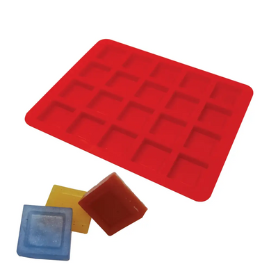 Buy Online 20 Cavities Raised Bottom Square Shape Mould (PUR1015-34) in India - Purenso Select