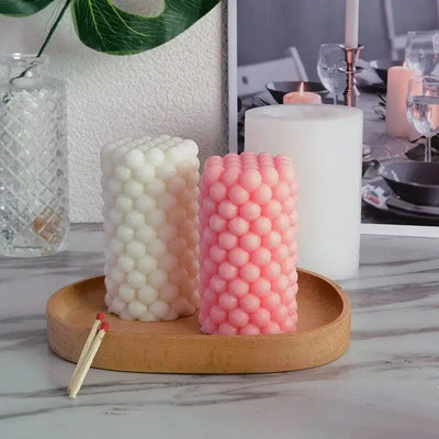 Buy Online 3D Big Bubble Ball Pillar Candle Silicone Mould (PUR1015-70) in India - Purenso Select
