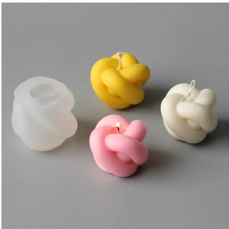 3D Knot Shape Silicone Mould (PUR1015-73) - Soap Moulds