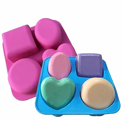 Buy Online 4 Cavities - Circle, Square, Oval and Heart Shape (PUR1015-14) in India - Purenso Select