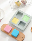 4 Cavities Square Shape Silicone Mould (PUR1015-20) - PurensoSelect