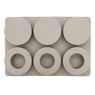 Buy Online 6 Cavities Donut Ring and Disc Silicone Mould with Hole (PUR1015-50) in India - Purenso Select