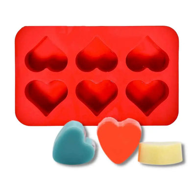 Buy Online 6 Cavities Heart Shape Mould (PUR1015-29) in India - Purenso Select