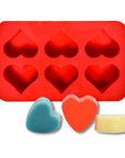 6 Cavities Heart Shape Mould (PUR1015-29) - PurensoSelect