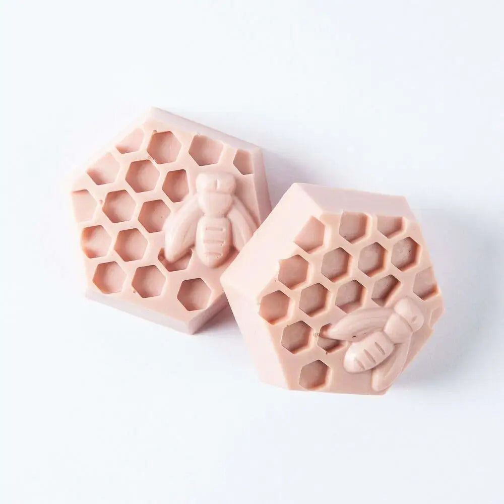 6 Cavities Honeybee Honeycomb Shape Mould (PUR1015-17) - PurensoSelect
