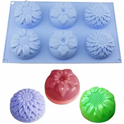 Buy Online 6 Cavities Mixed Flower Mould (PUR1015-15) in India - Purenso Select