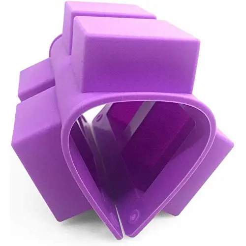 6 Cavities Square Shape Edges Silicone Mould (PUR1015-12) - PurensoSelect
