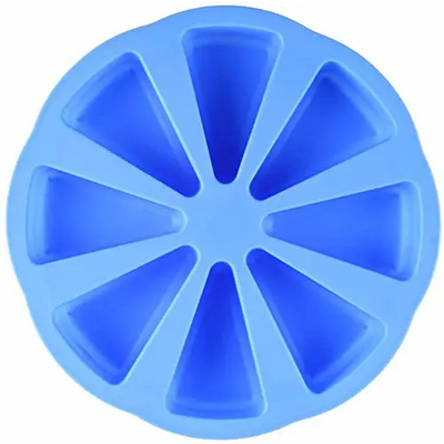 Buy Online 8 Cavities Triangle Portion Slices Pastry Silicone Mould (PUR1015-76) in India - Purenso Select