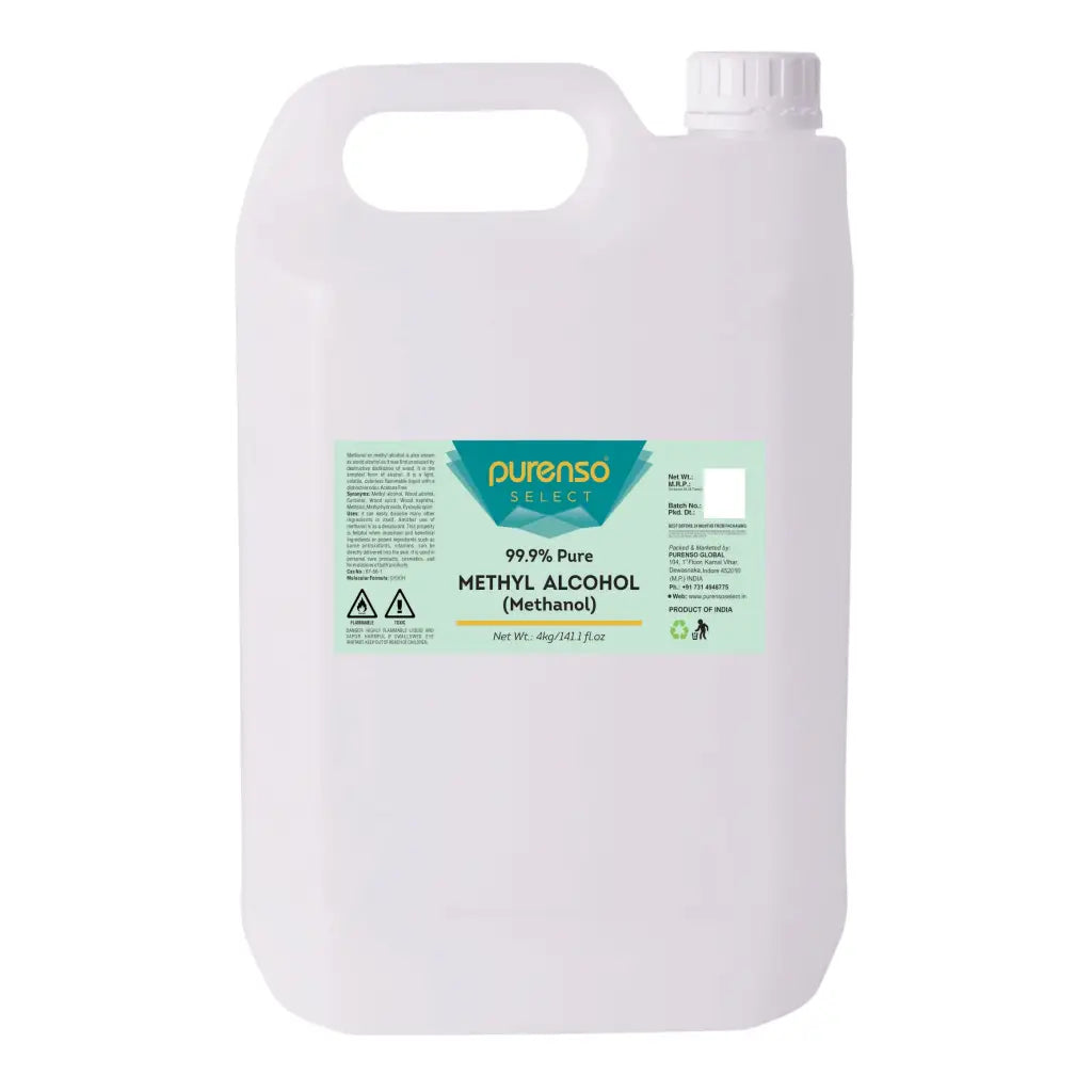 99% Methyl Alcohol Liquid (Methanol) - 4Kg - Additives