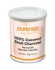 Activated 100% Coconut Charcoal Powder - PurensoSelect