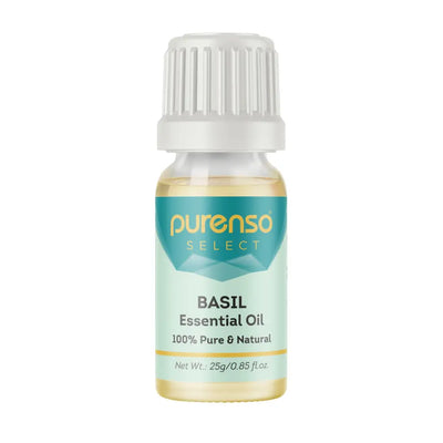 Buy Online Basil Essential Oil in India - Purenso Select