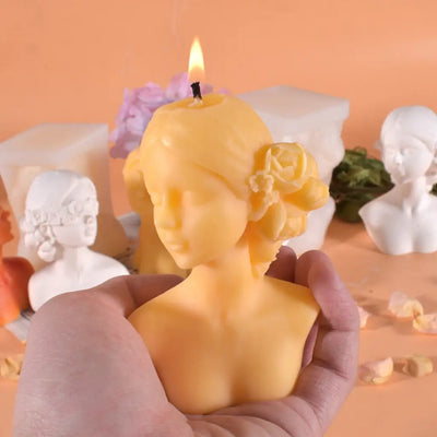Buy Online Closed Eye Women Face Shape Silicone Mould (PUR1015-66) in India - Purenso Select