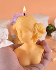 Closed Eye Women Face Shape Silicone Mould (PUR1015-66) -