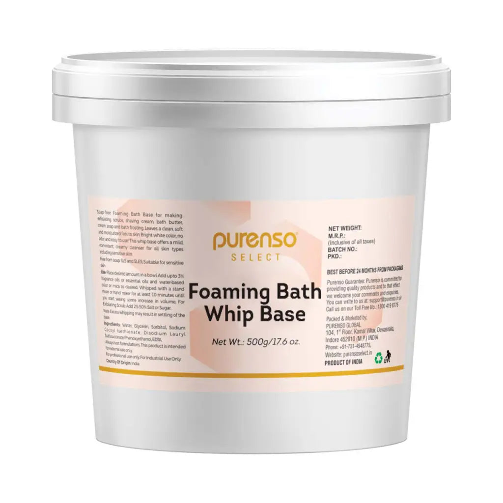 Foaming Bath Whip Soap Base - PurensoSelect