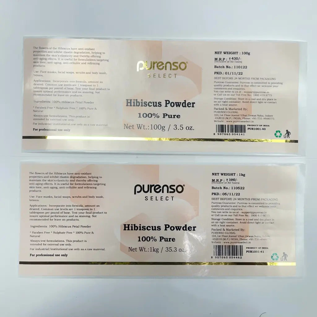 Hibiscus Petal Powder - Herbs & Botanical Powders
