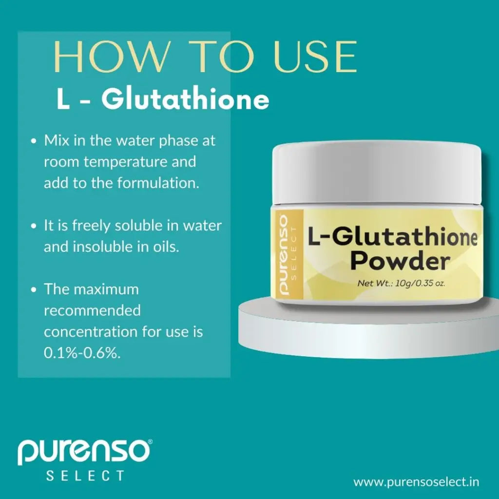 L - Glutathione Powder - Active ingredients