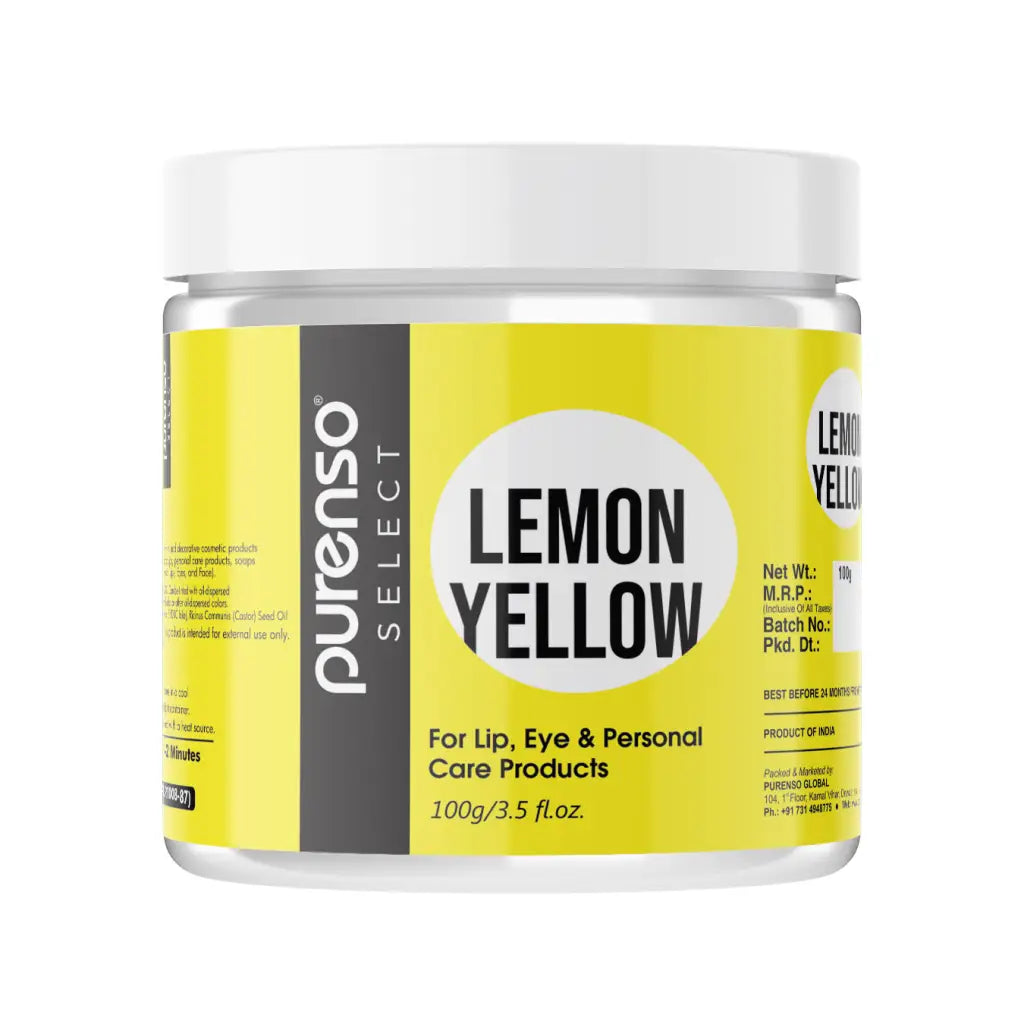 Lemon Yellow (For Lip Eye &amp; Personal Care Products) - 100g -