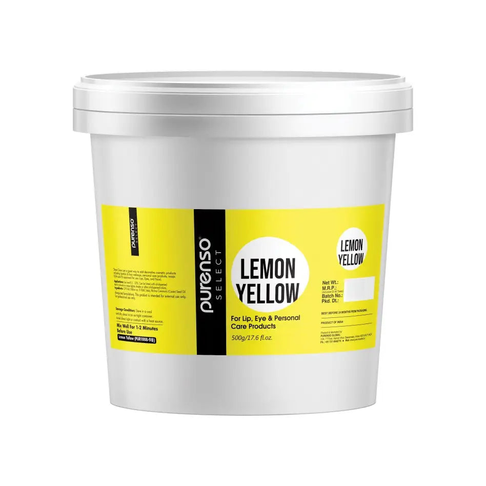 Lemon Yellow (For Lip Eye &amp; Personal Care Products) - 500g -