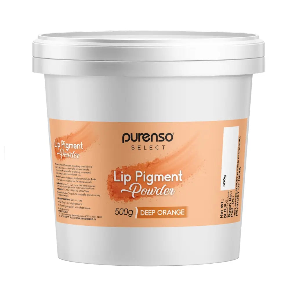 Lip Pigment Powder - Deep Orange - 500g - Colorants