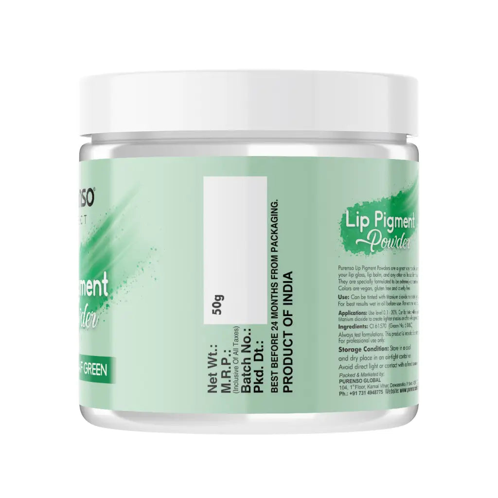 Lip Pigment Powder - Leaf Green - Colorants