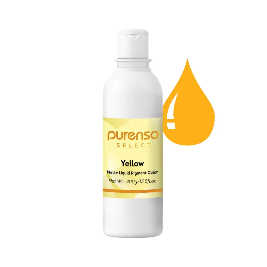 Yellow Color Liquid Matte Yellow Liquid Pigment (Non Bleeding Colors) - Purenso Select