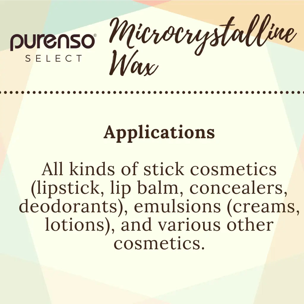 Microcrystalline Wax - PurensoSelect