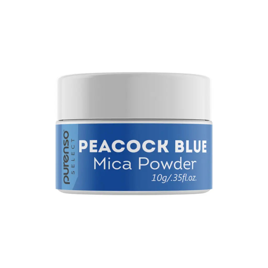 Peacock Blue Mica Powder - 10g - Colorants