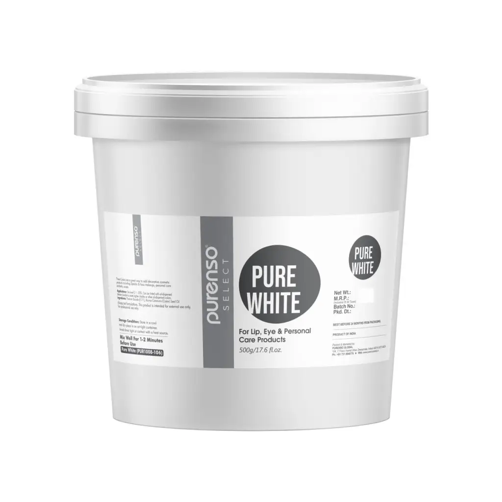 Pure White (For Lip Eye &amp; Personal Care Products) - 500g -