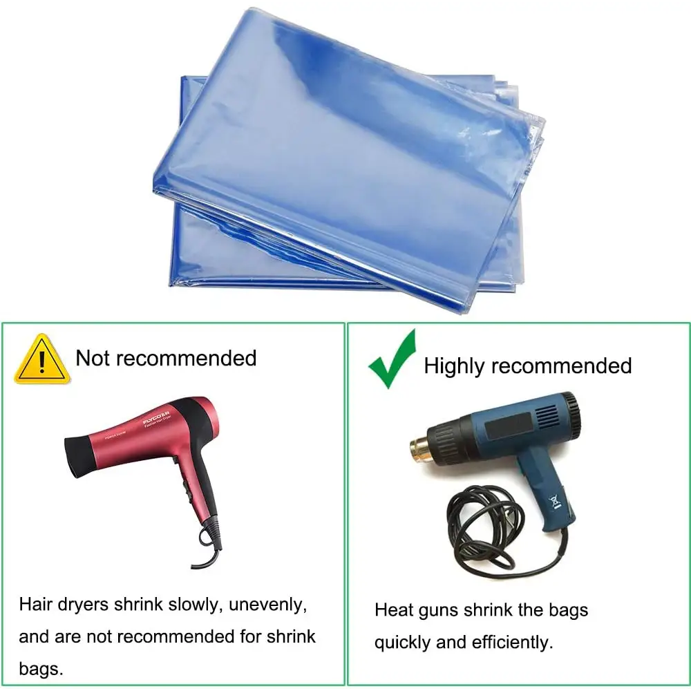 PVC Shrink Wrap Bags 4 x 6 - PurensoSelect