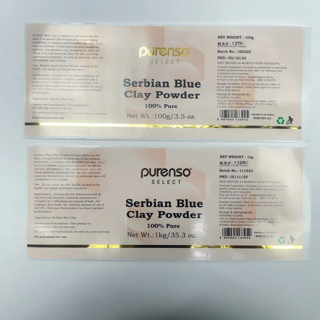 Serbian Blue Clay Powder - Clays
